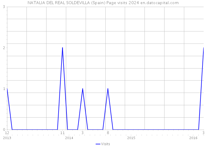 NATALIA DEL REAL SOLDEVILLA (Spain) Page visits 2024 