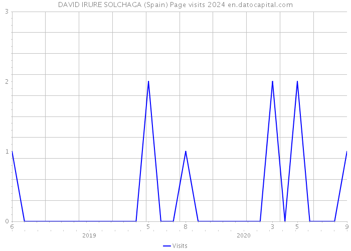 DAVID IRURE SOLCHAGA (Spain) Page visits 2024 