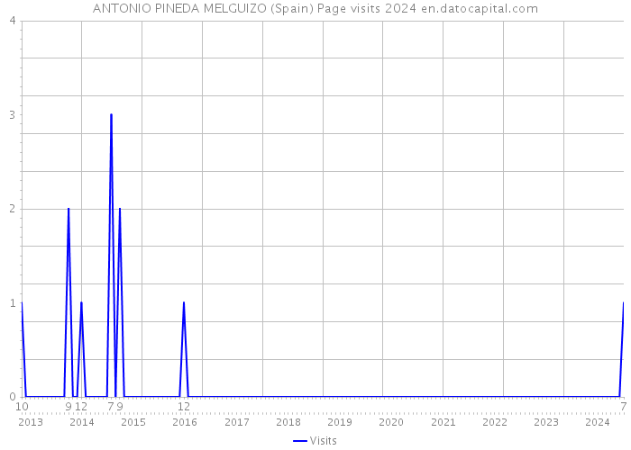 ANTONIO PINEDA MELGUIZO (Spain) Page visits 2024 