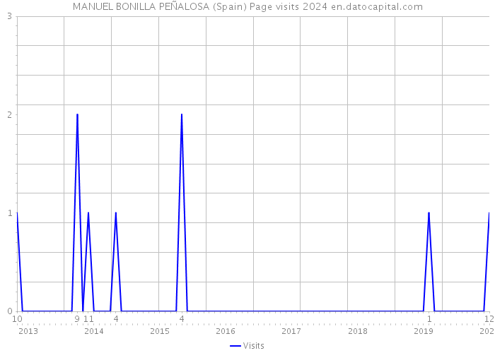 MANUEL BONILLA PEÑALOSA (Spain) Page visits 2024 