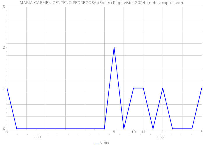 MARIA CARMEN CENTENO PEDREGOSA (Spain) Page visits 2024 