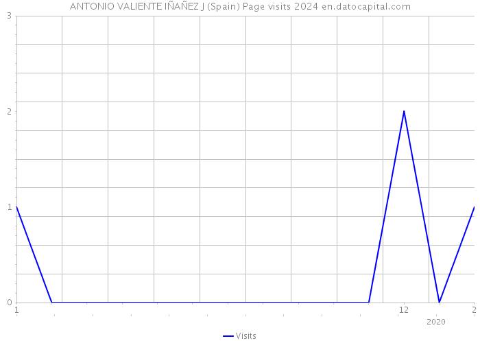 ANTONIO VALIENTE IÑAÑEZ J (Spain) Page visits 2024 