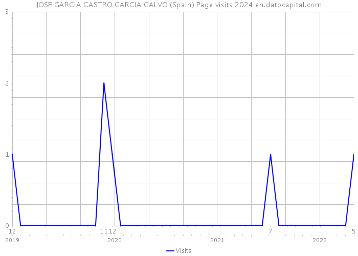 JOSE GARCIA CASTRO GARCIA CALVO (Spain) Page visits 2024 