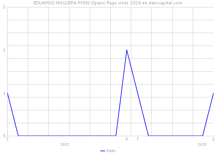 EDUARDO NOGUERA PONS (Spain) Page visits 2024 