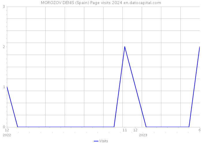 MOROZOV DENIS (Spain) Page visits 2024 
