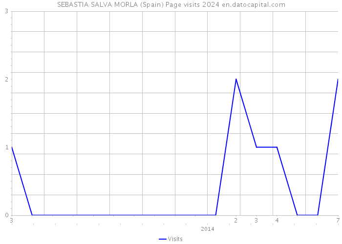 SEBASTIA SALVA MORLA (Spain) Page visits 2024 