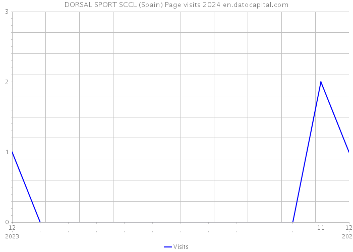 DORSAL SPORT SCCL (Spain) Page visits 2024 