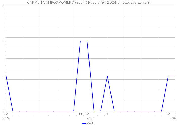 CARMEN CAMPOS ROMERO (Spain) Page visits 2024 