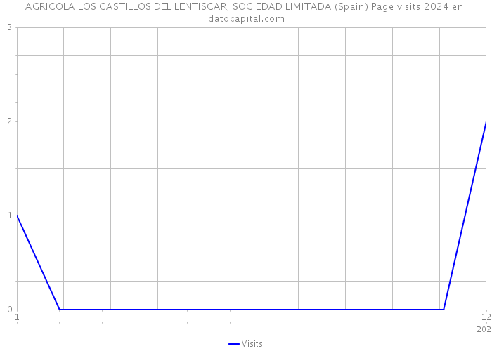 AGRICOLA LOS CASTILLOS DEL LENTISCAR, SOCIEDAD LIMITADA (Spain) Page visits 2024 