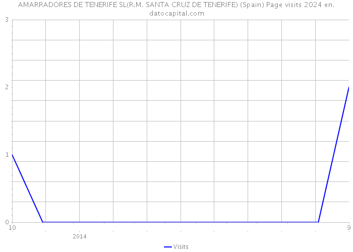 AMARRADORES DE TENERIFE SL(R.M. SANTA CRUZ DE TENERIFE) (Spain) Page visits 2024 