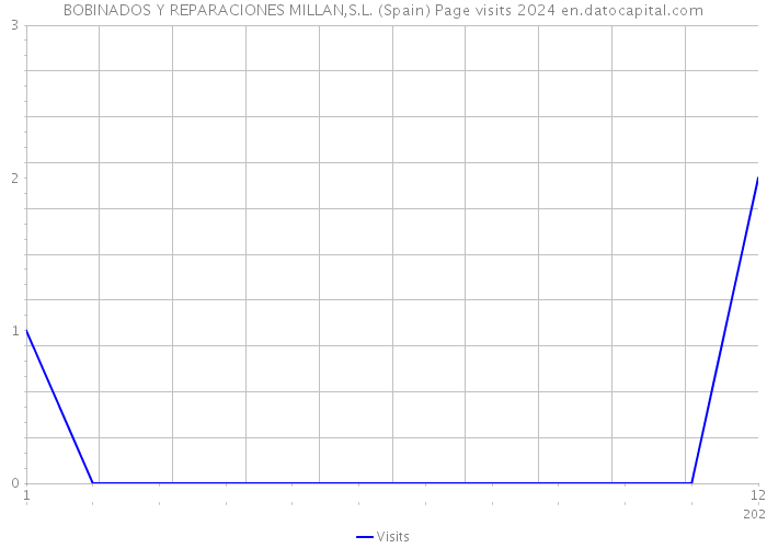 BOBINADOS Y REPARACIONES MILLAN,S.L. (Spain) Page visits 2024 