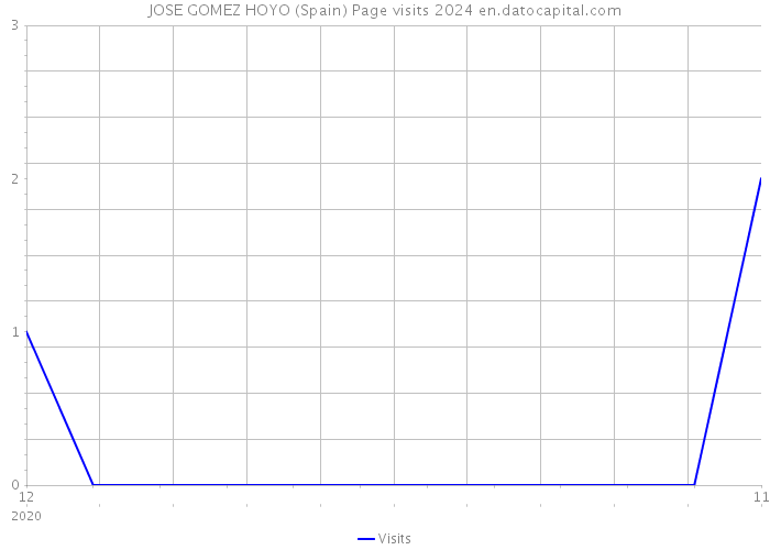 JOSE GOMEZ HOYO (Spain) Page visits 2024 