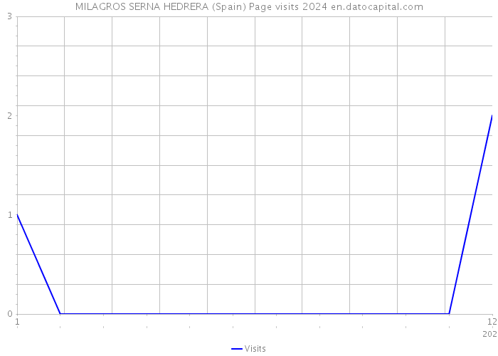 MILAGROS SERNA HEDRERA (Spain) Page visits 2024 