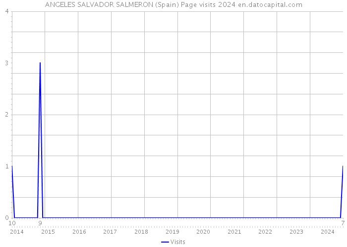 ANGELES SALVADOR SALMERON (Spain) Page visits 2024 