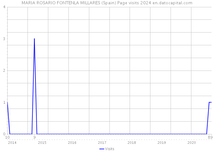 MARIA ROSARIO FONTENLA MILLARES (Spain) Page visits 2024 