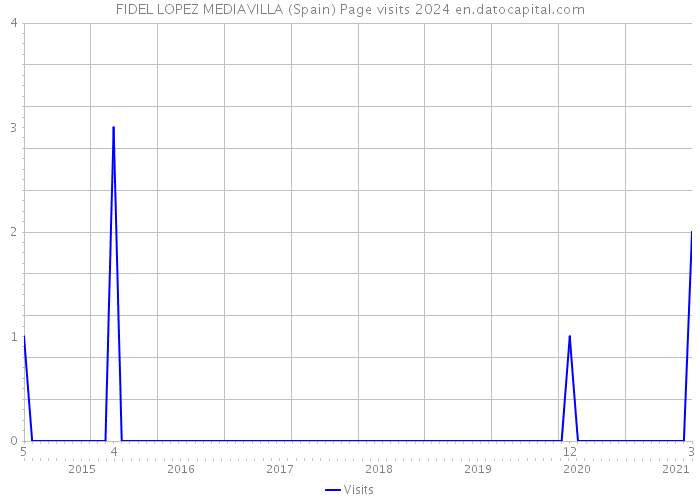 FIDEL LOPEZ MEDIAVILLA (Spain) Page visits 2024 