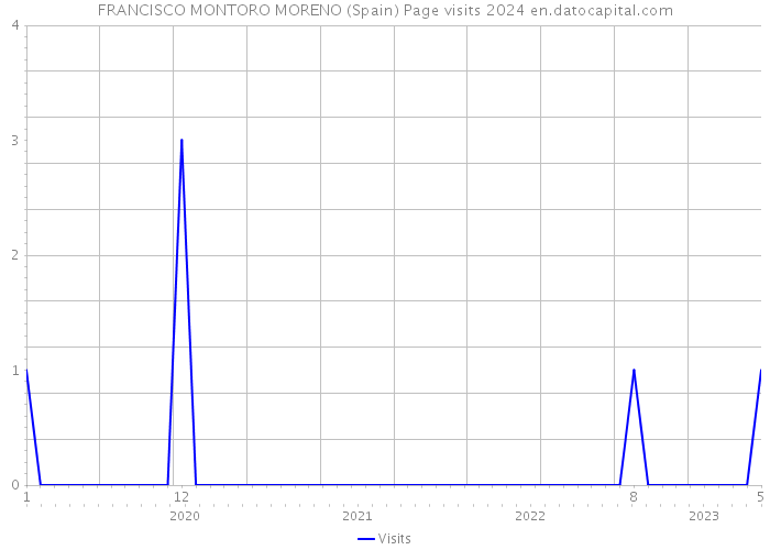 FRANCISCO MONTORO MORENO (Spain) Page visits 2024 
