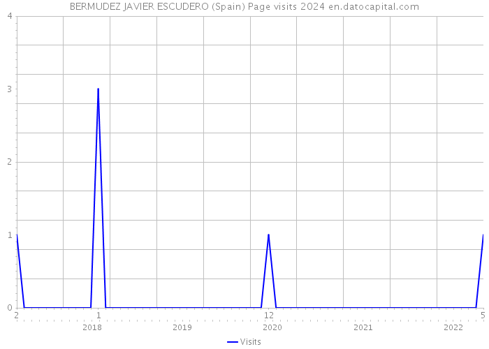 BERMUDEZ JAVIER ESCUDERO (Spain) Page visits 2024 