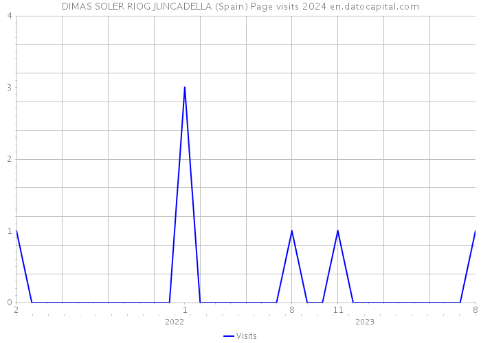 DIMAS SOLER RIOG JUNCADELLA (Spain) Page visits 2024 