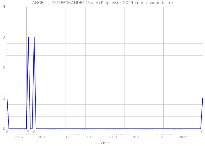 ANGEL LUZAN FERNANDEZ (Spain) Page visits 2024 