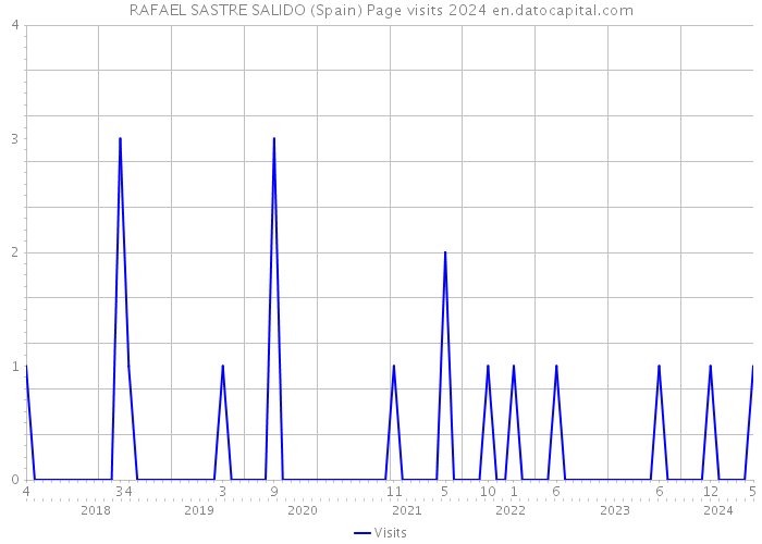 RAFAEL SASTRE SALIDO (Spain) Page visits 2024 