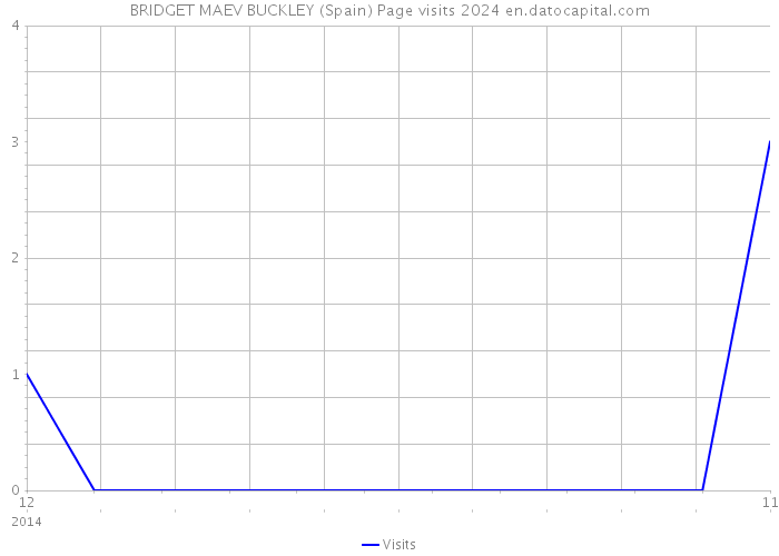 BRIDGET MAEV BUCKLEY (Spain) Page visits 2024 