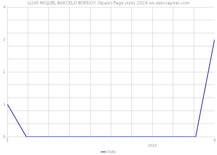 LLUIS MIQUEL BARCELO BORDOY (Spain) Page visits 2024 