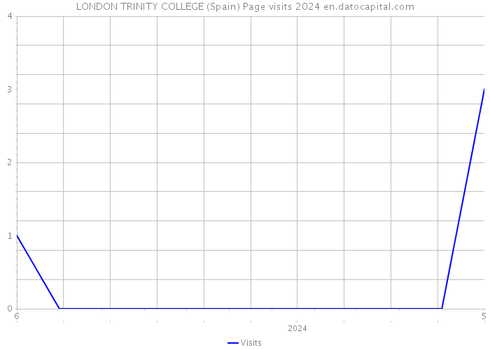 LONDON TRINITY COLLEGE (Spain) Page visits 2024 