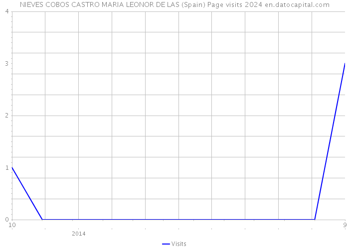 NIEVES COBOS CASTRO MARIA LEONOR DE LAS (Spain) Page visits 2024 