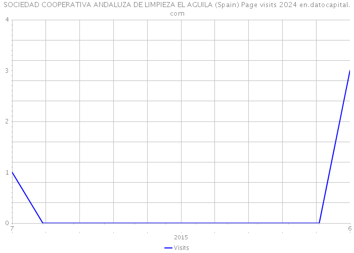 SOCIEDAD COOPERATIVA ANDALUZA DE LIMPIEZA EL AGUILA (Spain) Page visits 2024 