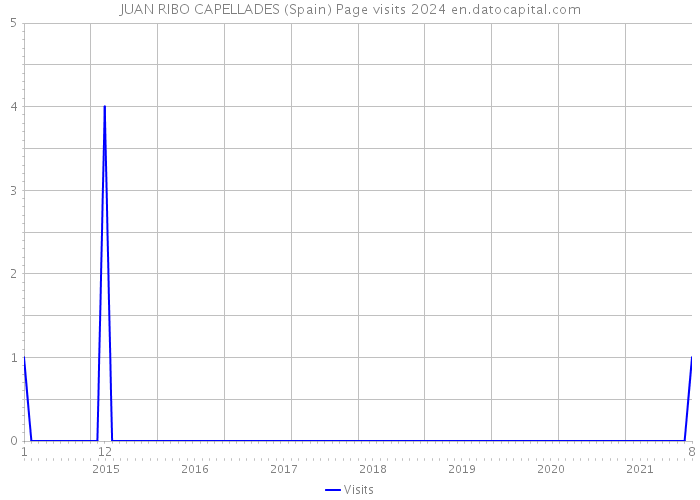JUAN RIBO CAPELLADES (Spain) Page visits 2024 