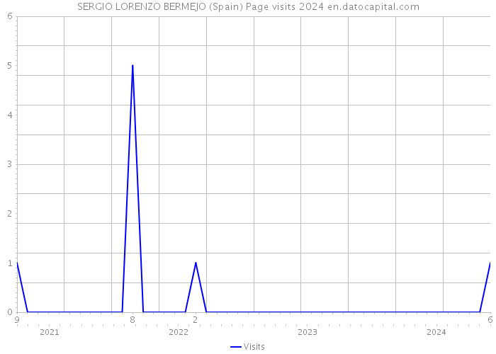 SERGIO LORENZO BERMEJO (Spain) Page visits 2024 