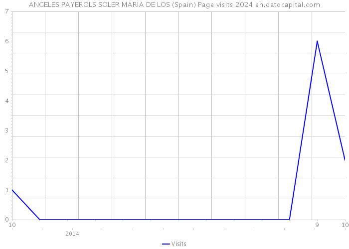 ANGELES PAYEROLS SOLER MARIA DE LOS (Spain) Page visits 2024 