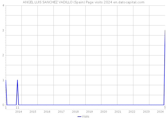 ANGEL LUIS SANCHEZ VADILLO (Spain) Page visits 2024 