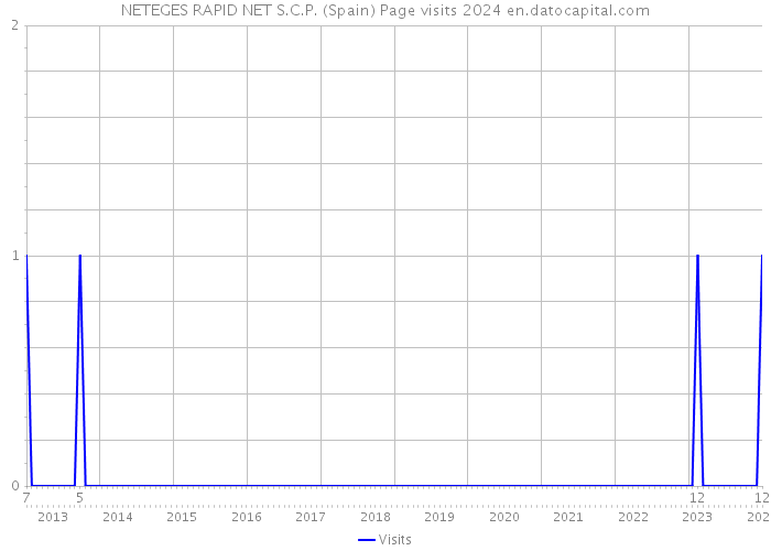 NETEGES RAPID NET S.C.P. (Spain) Page visits 2024 
