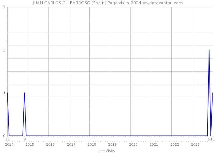 JUAN CARLOS GIL BARROSO (Spain) Page visits 2024 