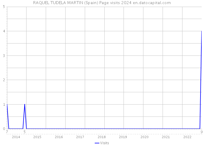 RAQUEL TUDELA MARTIN (Spain) Page visits 2024 