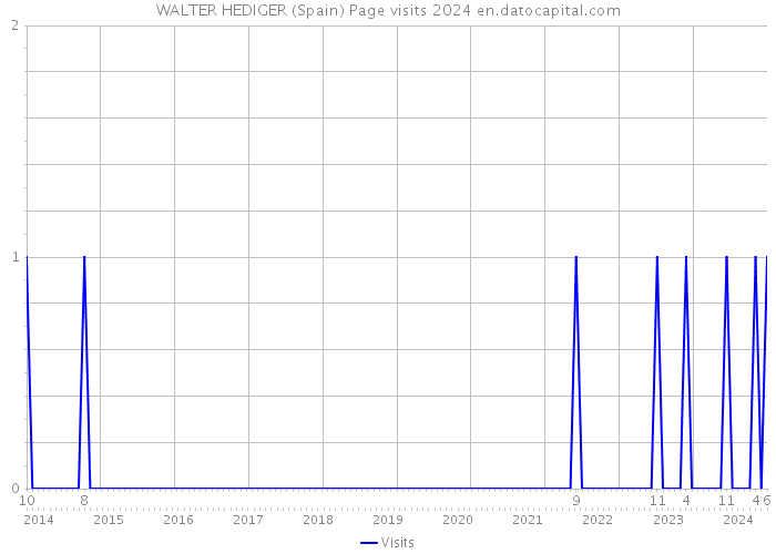 WALTER HEDIGER (Spain) Page visits 2024 