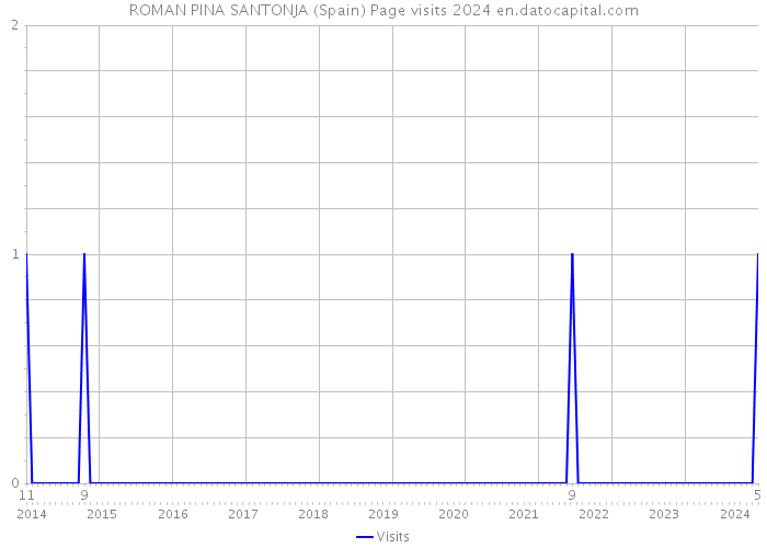 ROMAN PINA SANTONJA (Spain) Page visits 2024 