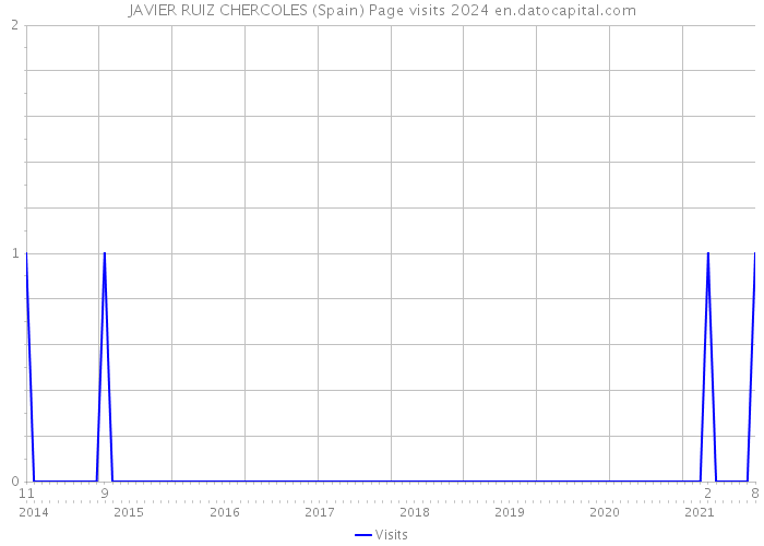 JAVIER RUIZ CHERCOLES (Spain) Page visits 2024 