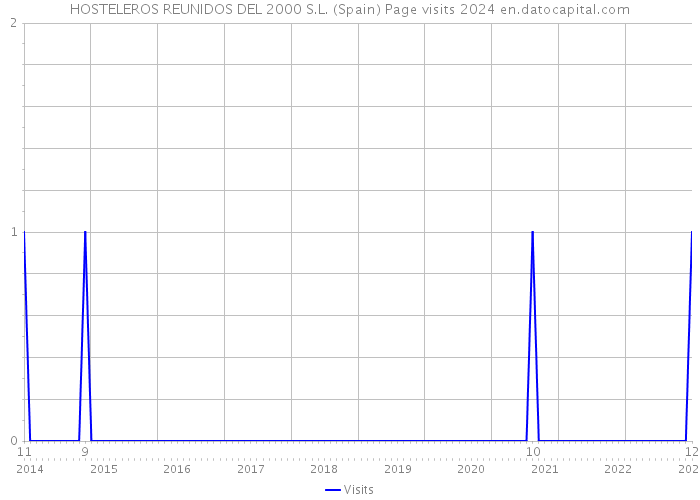 HOSTELEROS REUNIDOS DEL 2000 S.L. (Spain) Page visits 2024 