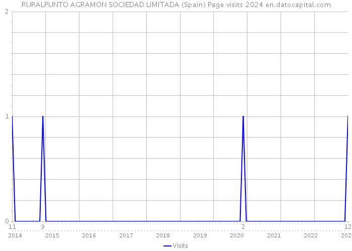 RURALPUNTO AGRAMON SOCIEDAD LIMITADA (Spain) Page visits 2024 