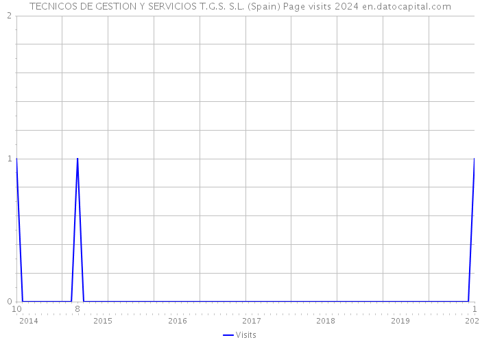 TECNICOS DE GESTION Y SERVICIOS T.G.S. S.L. (Spain) Page visits 2024 