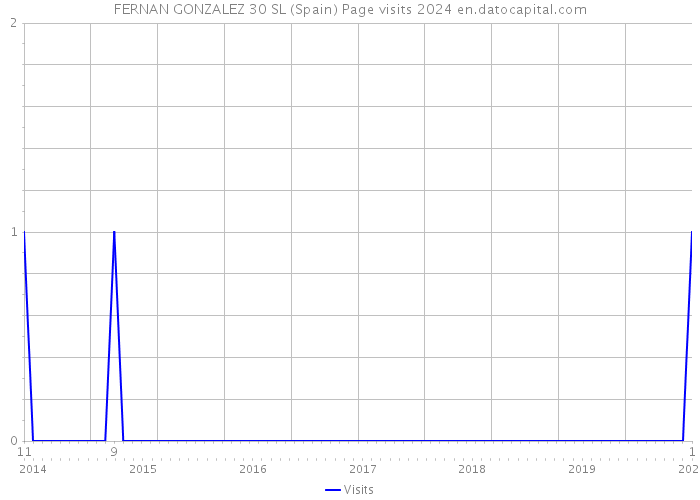 FERNAN GONZALEZ 30 SL (Spain) Page visits 2024 