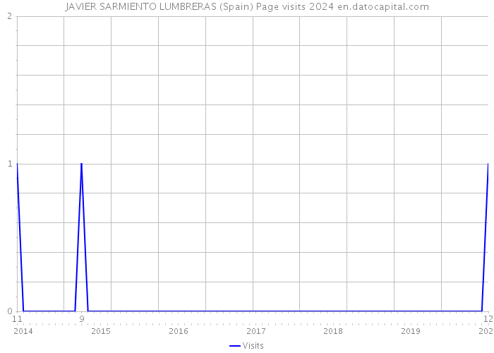 JAVIER SARMIENTO LUMBRERAS (Spain) Page visits 2024 