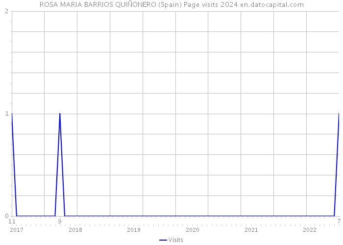 ROSA MARIA BARRIOS QUIÑONERO (Spain) Page visits 2024 