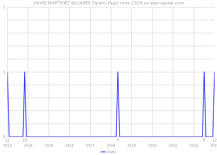 DAVID MARTINEZ SILVARES (Spain) Page visits 2024 