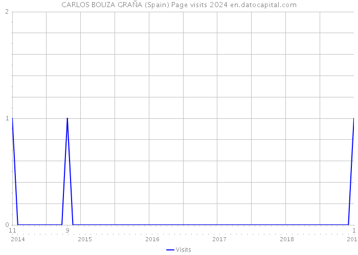 CARLOS BOUZA GRAÑA (Spain) Page visits 2024 