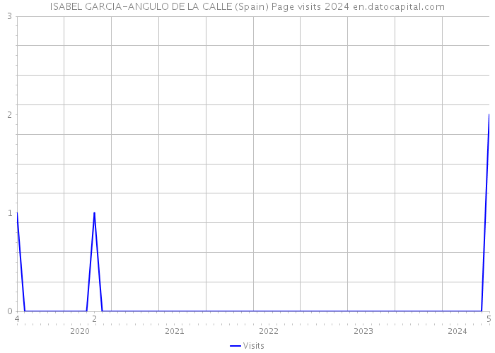 ISABEL GARCIA-ANGULO DE LA CALLE (Spain) Page visits 2024 