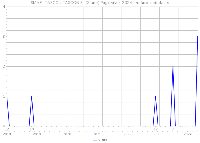 ISMAEL TASCON TASCON SL (Spain) Page visits 2024 